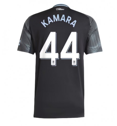 Aston Villa Boubacar Kamara #44 Venkovní Dres 2025-26 Krátký Rukáv Aston Villa Boubacar Kamara #44 Venkovní Dres 2025-26 Krátký Rukáv